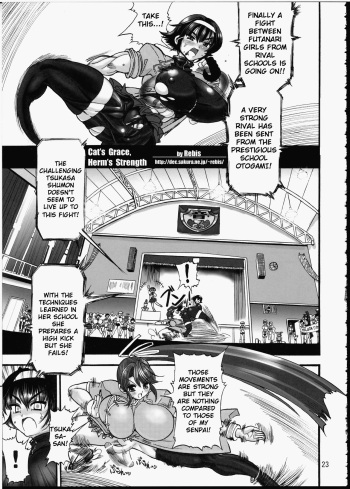 REBIS Cat's grace, Herm's strength (AMI Jiyuuchou Ni Futanarisuto) [English] [Raknnkarscans] cover