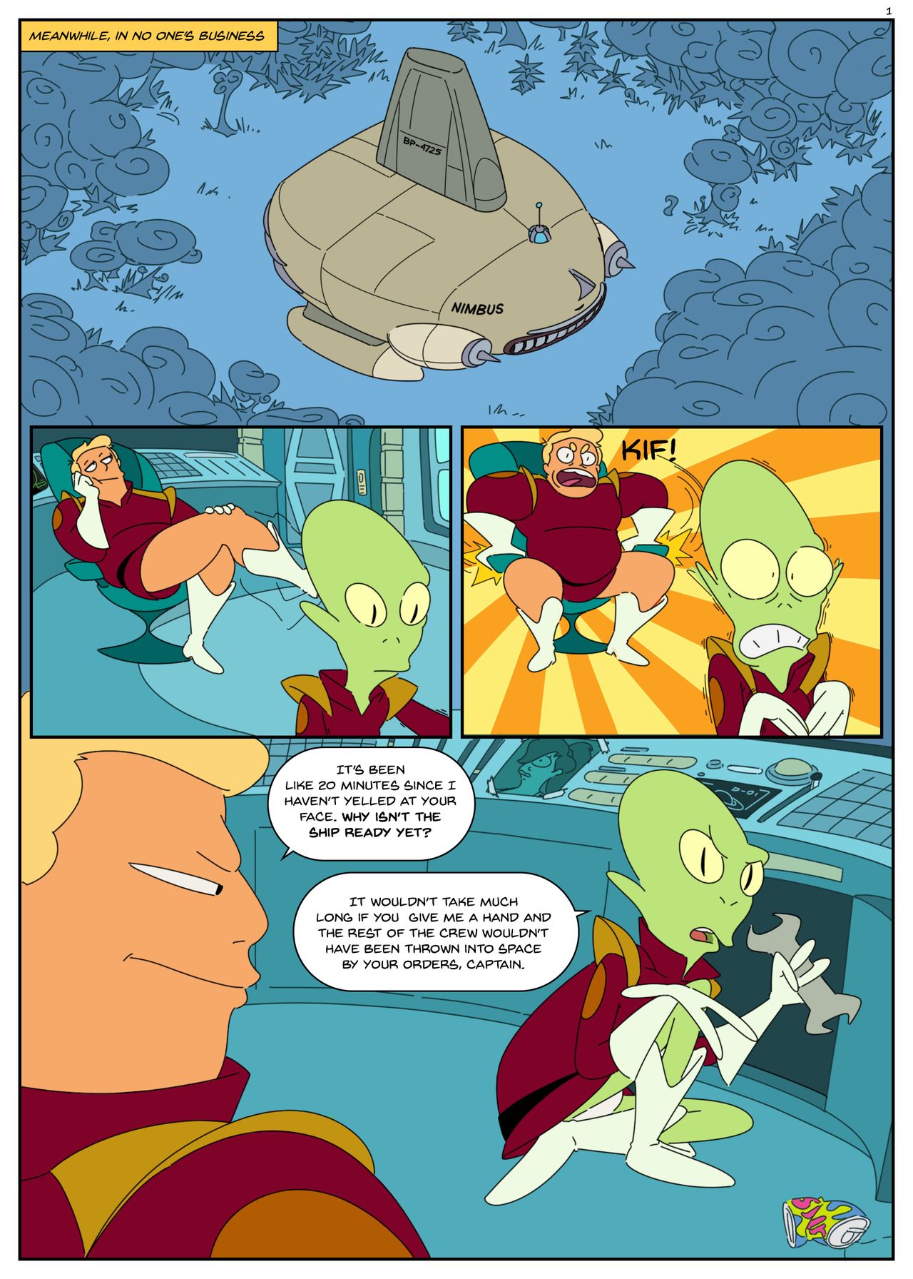 ZAPP BRANNIGAN & THE MISTERIOUS OMICRONIAN page 2 full