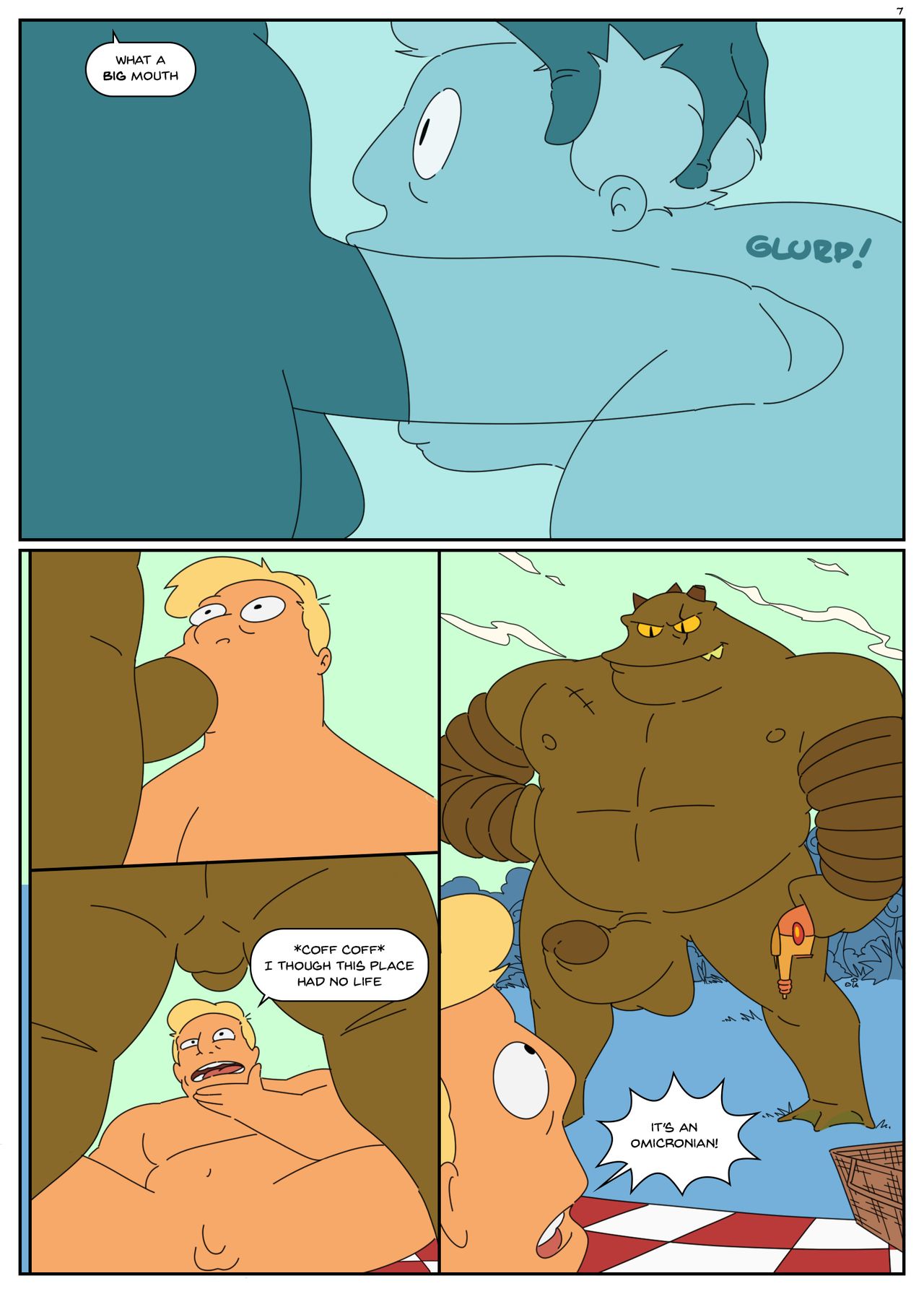 ZAPP BRANNIGAN & THE MISTERIOUS OMICRONIAN page 8 full