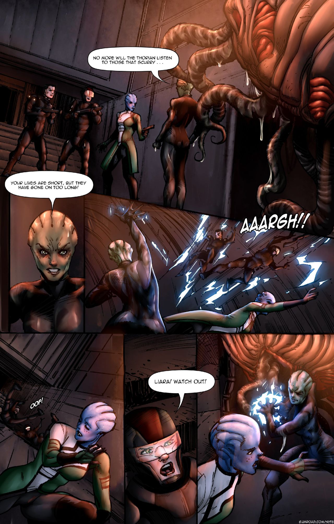 Mass Effect Porn Comic - Mass Effect- Wrath Of The Thorian - Page 2 - Comic Porn XXX