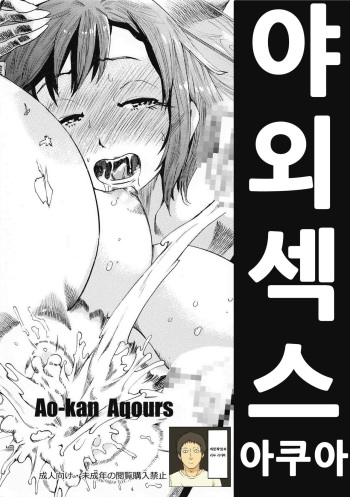 (CT31) [Koinumaru-Labo (Densuke)] Ao-kan Aqours | 야외 섹스 아쿠아 (Love Live! Sunshine!!) [Korean] [라부 라이바] cover