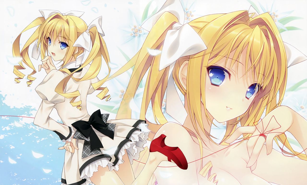 Tsuki ni Yorisou Otome no Sahou official visual fanbook page 12 full