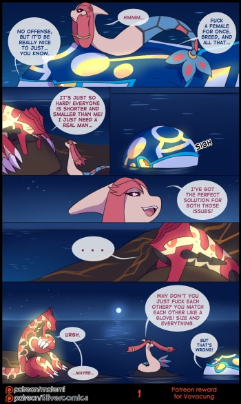 [Matemi] Groudon x Kyogre (A Silver Soul patron comic) cover