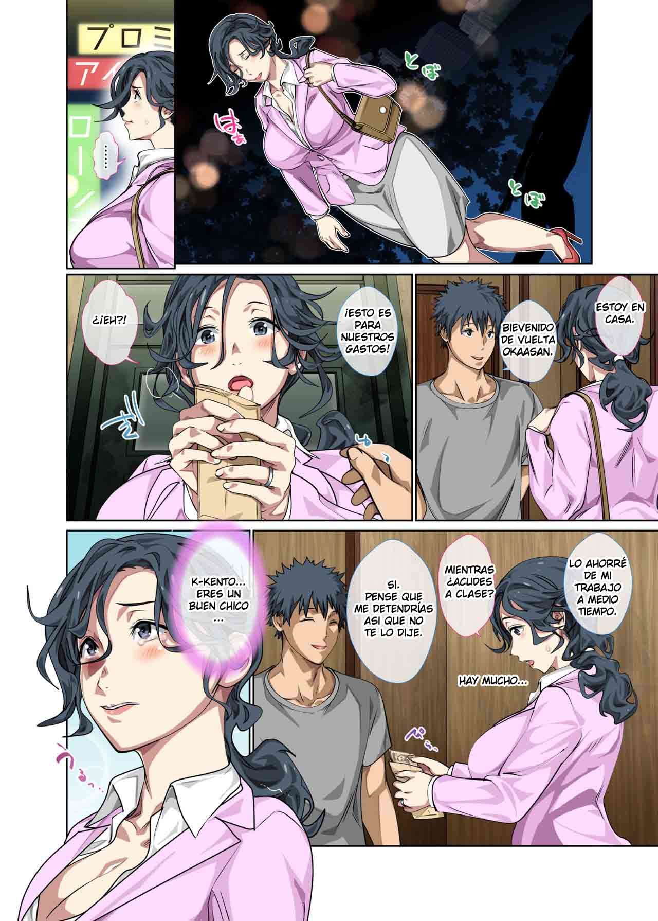 Jimi dakedo Eroi Karada Shita Okaa-san o Fuuzoku Ochi Sunzen de Sukutta Boshi Soukan page 6 full