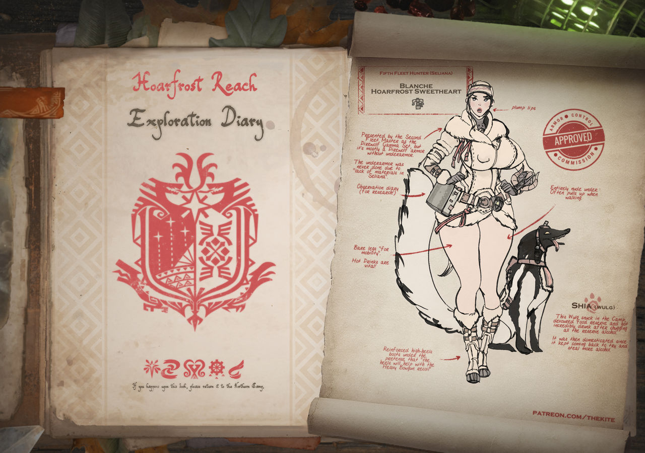 Hoarfrost Reach Exploration Diary page 1 full