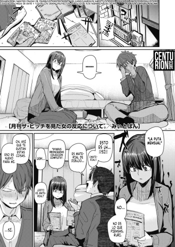 [Miitoban] Gekkan "The Bitch" o Mita Onna no Hannou ni Tsuite | La Reacción de la Chica que vio "La Puta Mensual" (COMIC HOTMILK 2020-03) [Spanish] [Centurion Scans] [Digital] cover