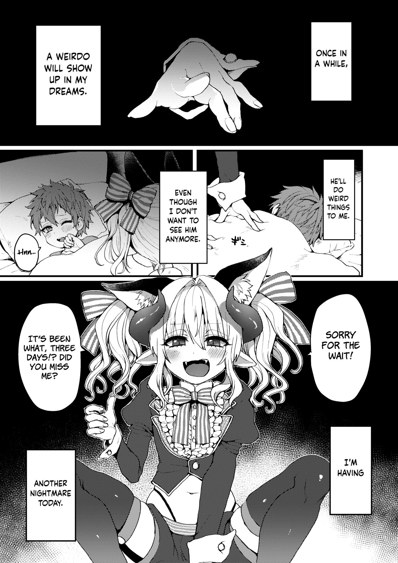 Inma-kun no Ecchi na Yume ni Nayamasareru Otokonoko no Hanashi page 3 full