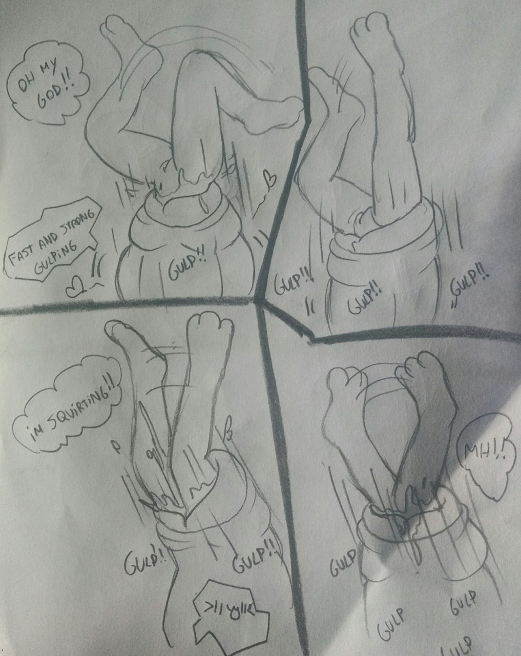 Mobian Cock Vore Sketch page 5 full