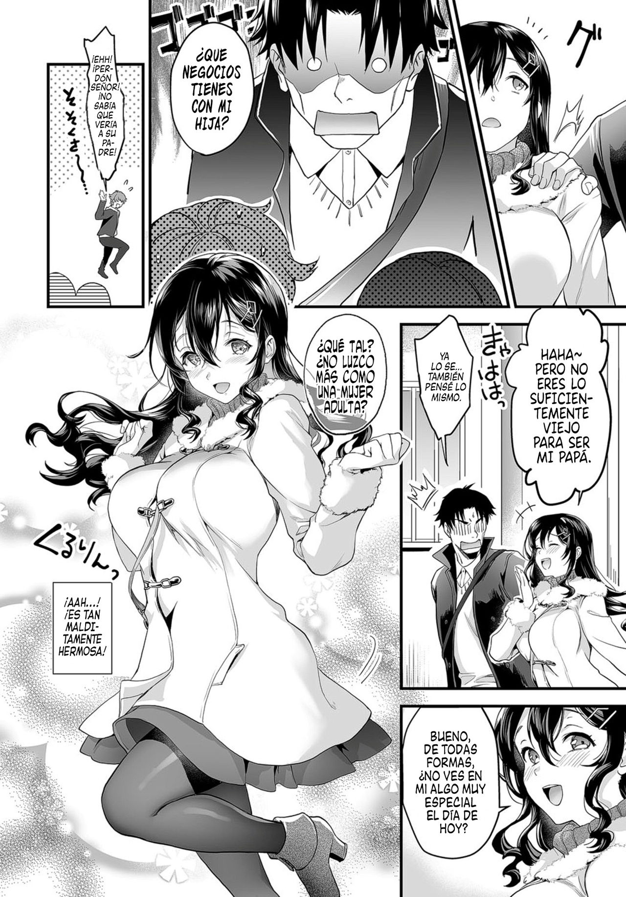 Papa Ijou Koibito Miman Zenpen | De Oji-san a amante parte dos page 4 full