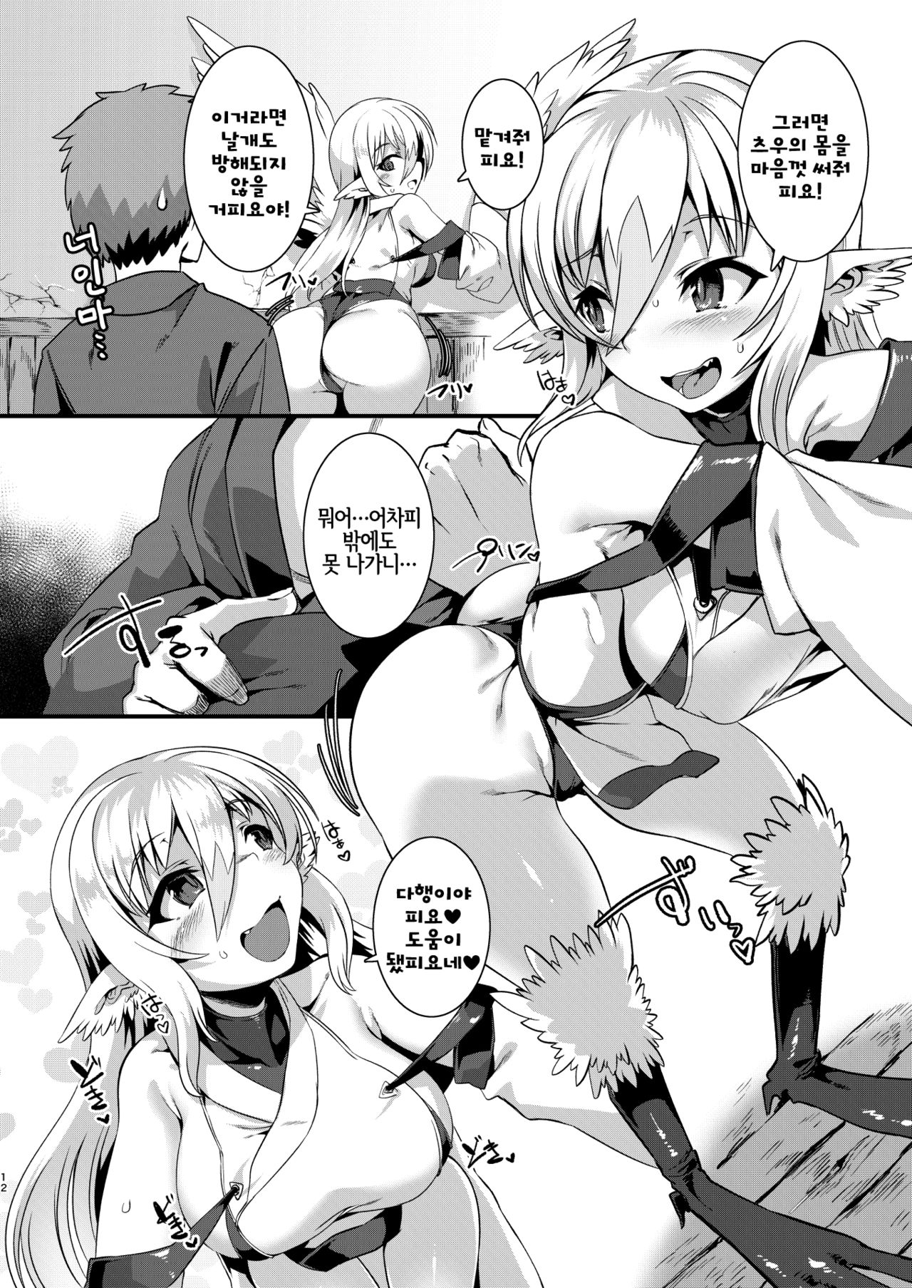 Tsuru Harpy no Ongaeshi + Kaijou Genteibon | 두루미하피의 은혜갚기 page 12 full