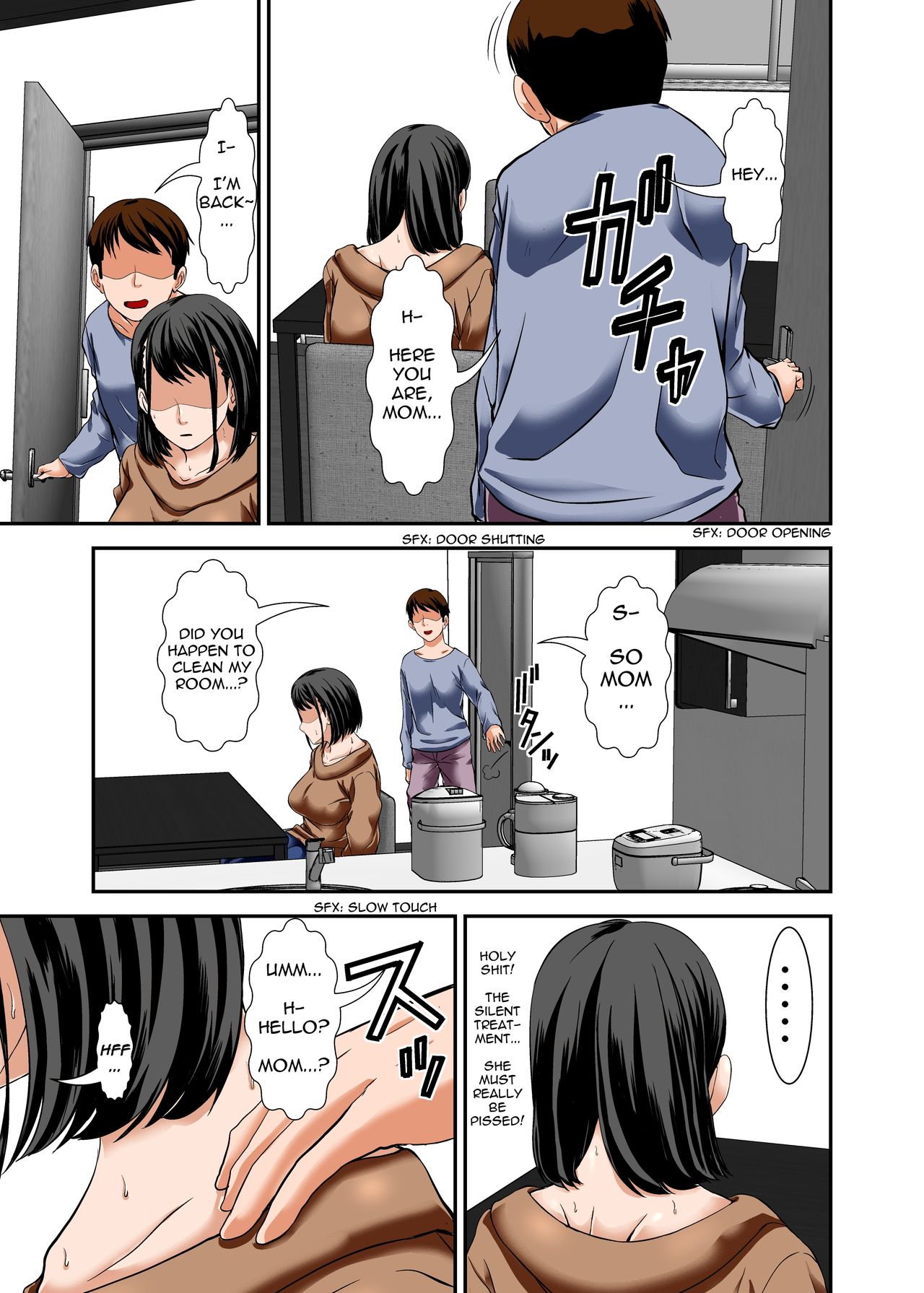 Kaa-san ga Kossori Ore no Biyaku o Nonde Katte ni Hatsujou Shita Sugata ga Ero Kattanode | My Mom Snuck In, Drank My Love Potion Without Asking, Went Into Horny Mode, and the Sheer Sexiness Led To... page 10 full