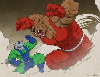 Male Furry Super Heroes/Villains cover