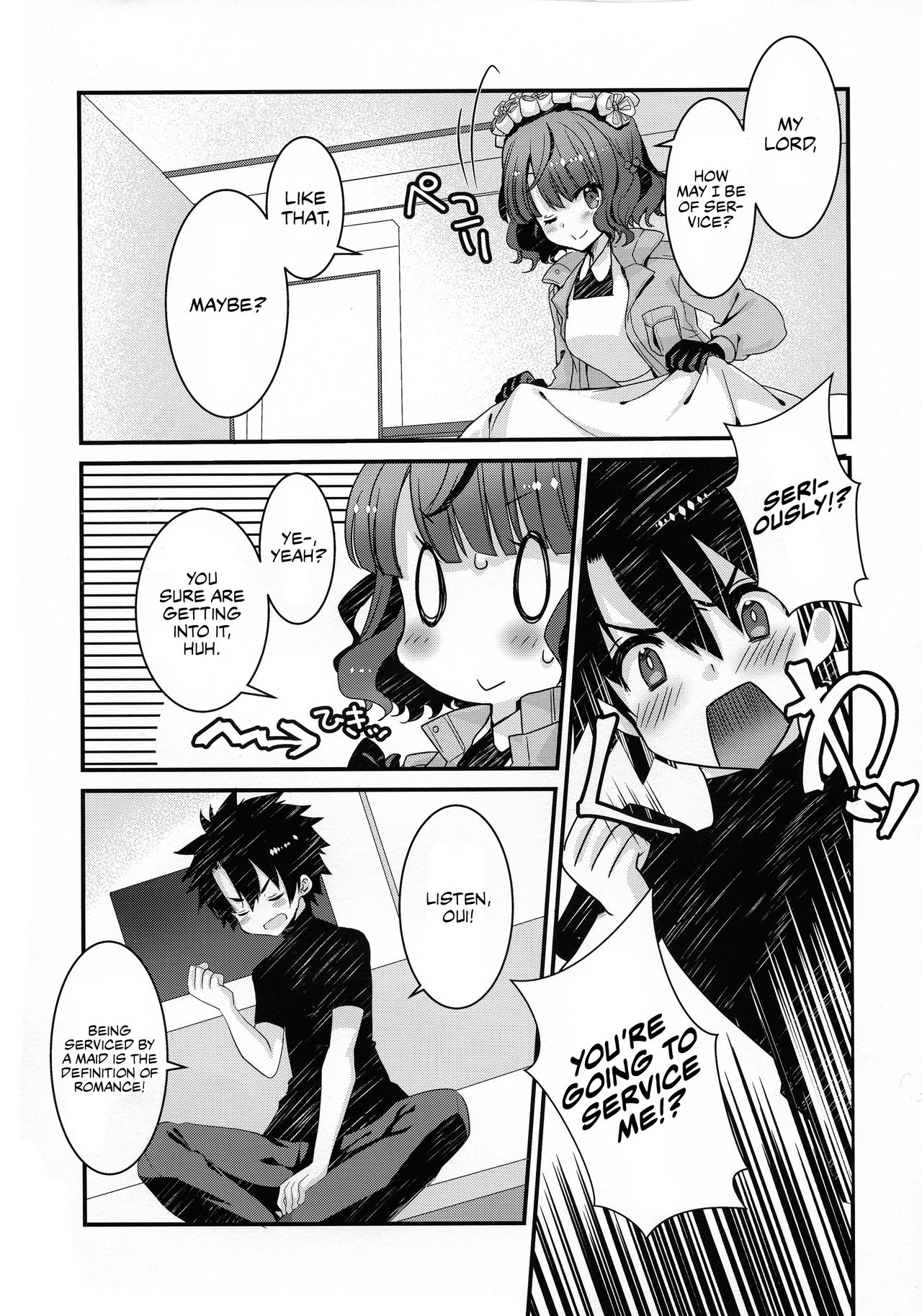 Maid Oui-san to Icha Love Sukebe Suru Hon page 3 full