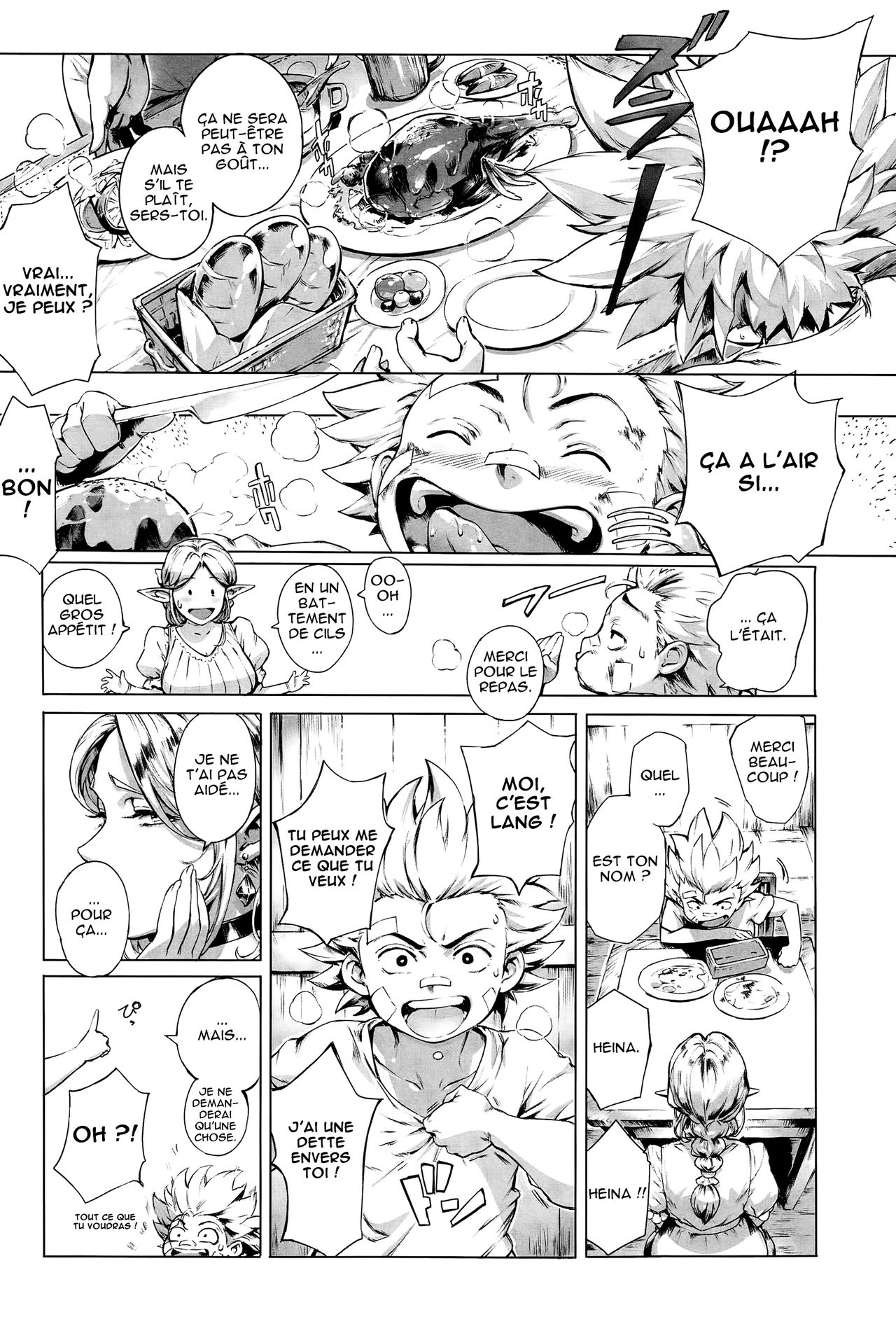 Koko ga Tanetsuke Frontier ~Daichi no Shou~ | C'est la frontière de l'accouplement! ~Earth Chapter~ Ch. 1 page 4 full