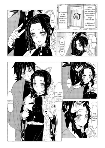 [Carrot] Biyaku to GiyuShino | Aphrodisiacs and GiyuShino (Kimetsu no Yaiba) [English] [Xiollio] cover