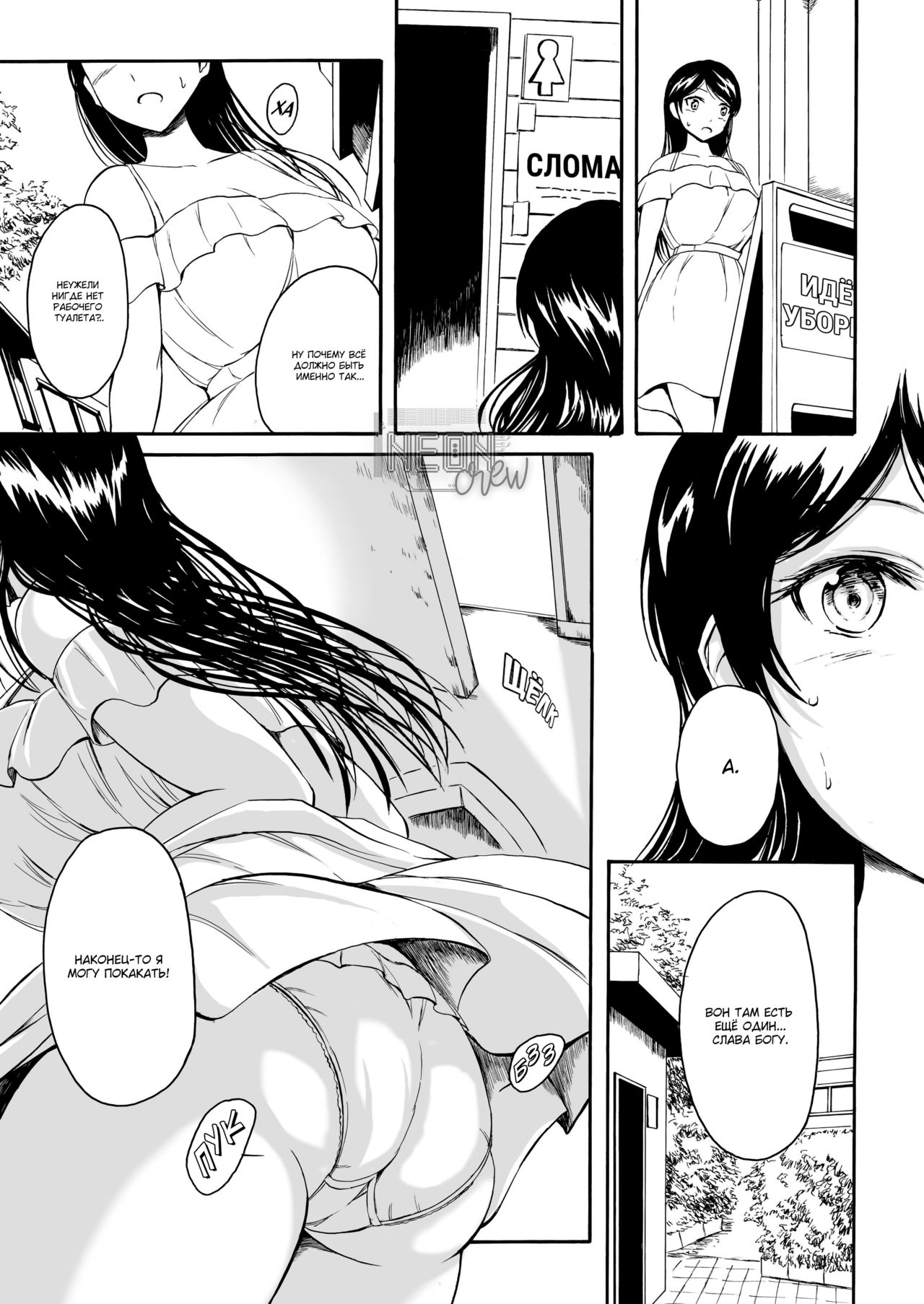 Haisetsu Shoujo 11 Akitsu-san to Koushuu Benjo | Экскреция девушки 11. Акицу-сан и общественный туалет page 5 full
