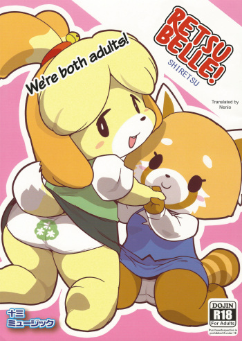 (C93) [Juusou Music (Tamanori Hiko)] SHIRETSU! | RETSUBELLE! (Animal Crossing, Aggretsuko) [English] [Nenio] cover