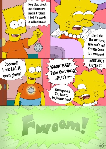 Simpsons Gender Bender [Colorized] cover