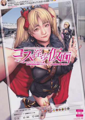 (C97) [viento campanilla (Suzuhane Suzu)] Cos wa Midara na Kamen Ninki Ikemen Layer no SeFri Ken Ishou Seisaku Tantou no Zoukei Layer wa Honmei Kanojo no Yume o Miru ka (Fate/Grand Order) cover