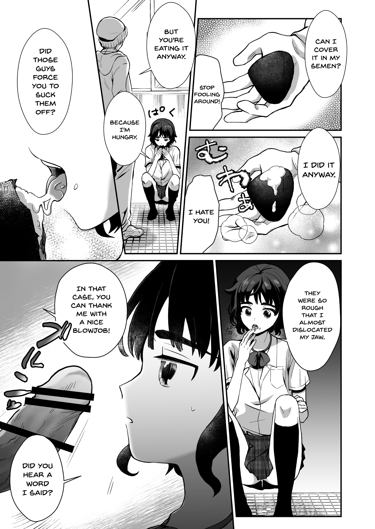Toilet ni Ittara SeJiru Mamire no Otokonoko ga Taorete Ita no de Toriaezu Irete Mita | When I Went To The Bathroom I Found A Trap Covered In Cum On The Ground So I Thought I'd Try Fucking Him   Digit page 12 full