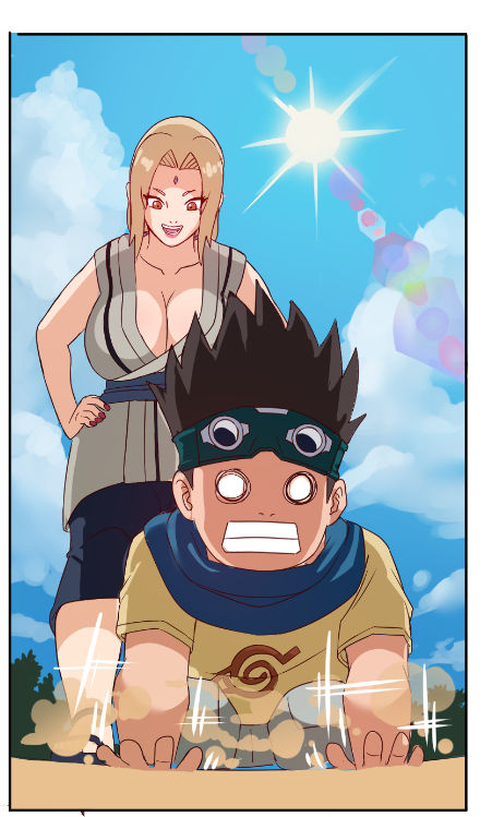 Tsunade and Konohamaru page 1 full