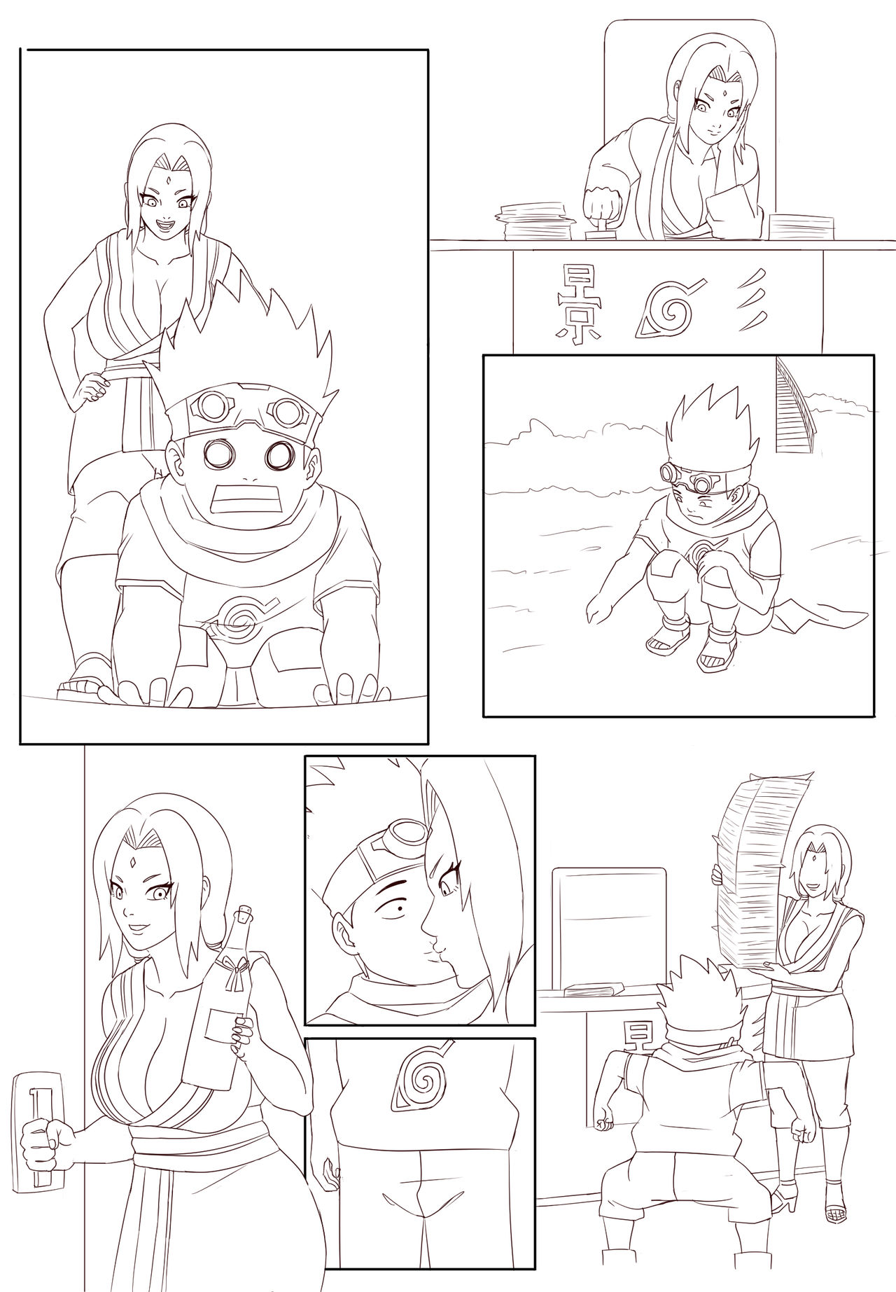 Tsunade and Konohamaru page 12 full
