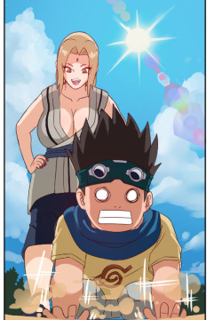 Tsunade and Konohamaru