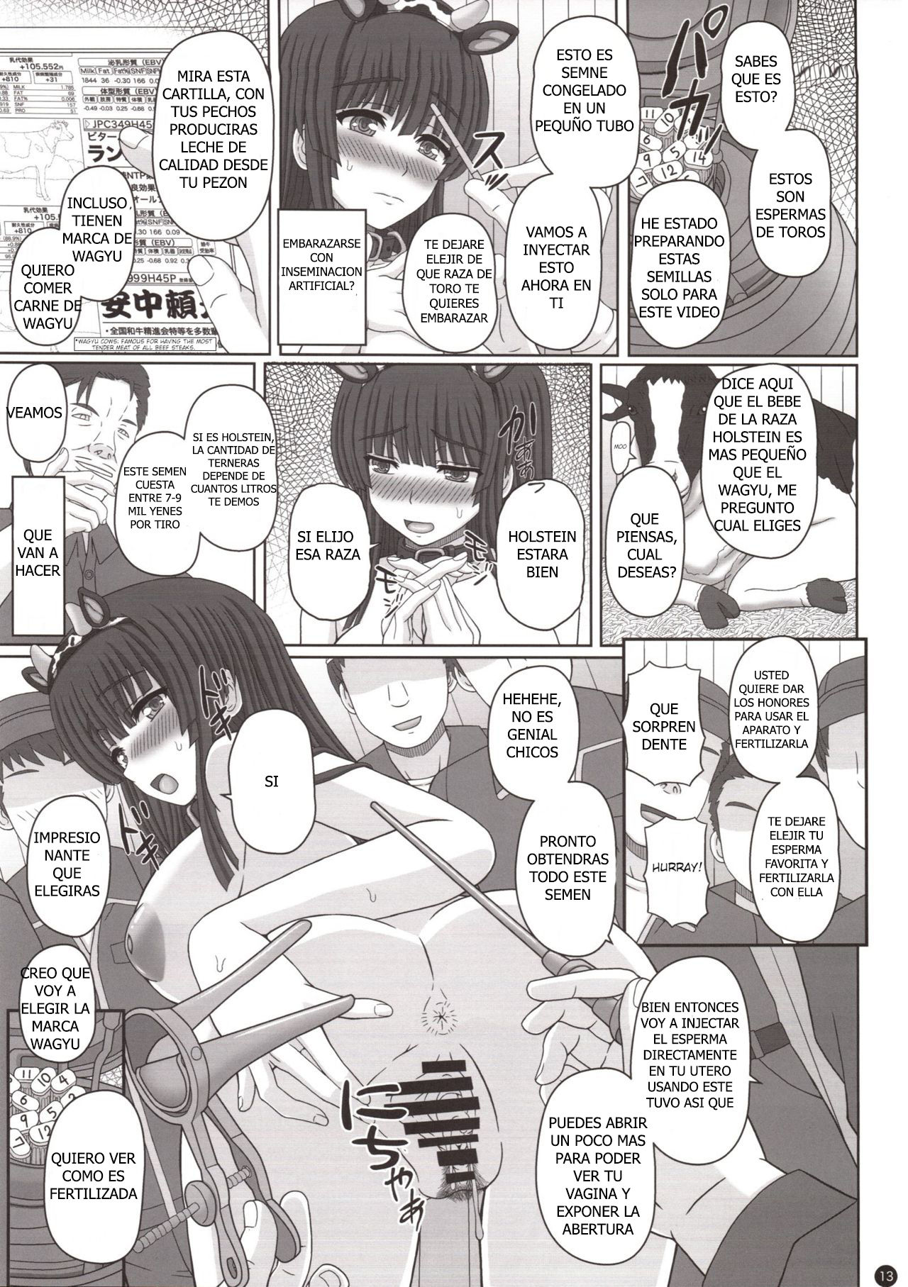 Kou Hai Reijou -Ushi ni Tanetsuke Koubi Sareru Ojousama- page 12 full