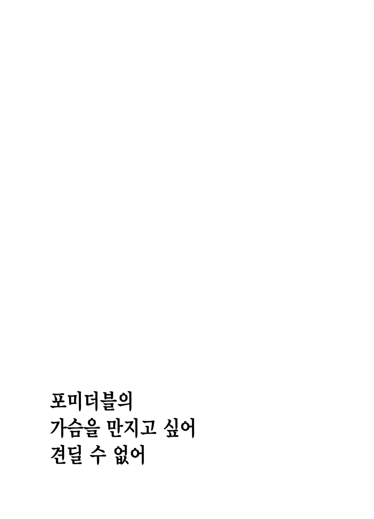 Formidable no Oppai ga Momitakute Shikataganai | 포미더블의 가슴을 만지고 싶어 견딜 수 없어 page 3 full