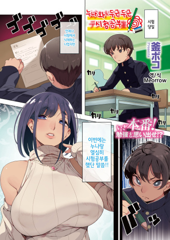 [Kamaboko] Ane to Dokidoki Test Benkyou | 누나와 두근두근 시험공부 (COMIC HOTMILK 2020-04) [Korean] [Meorrow] [Digital] cover