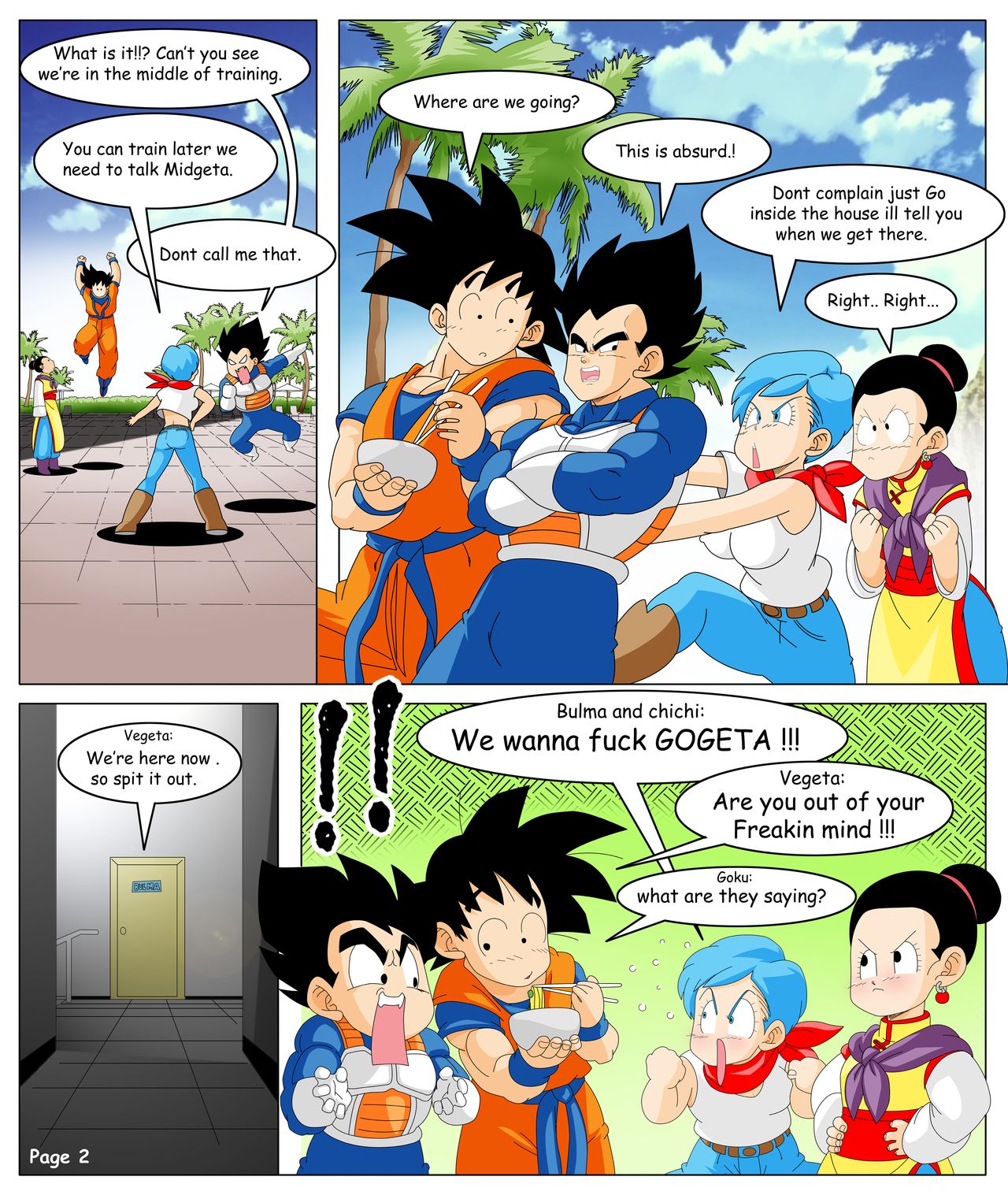 Dragon Ball Yamete: Gogeta Saga page 11 full