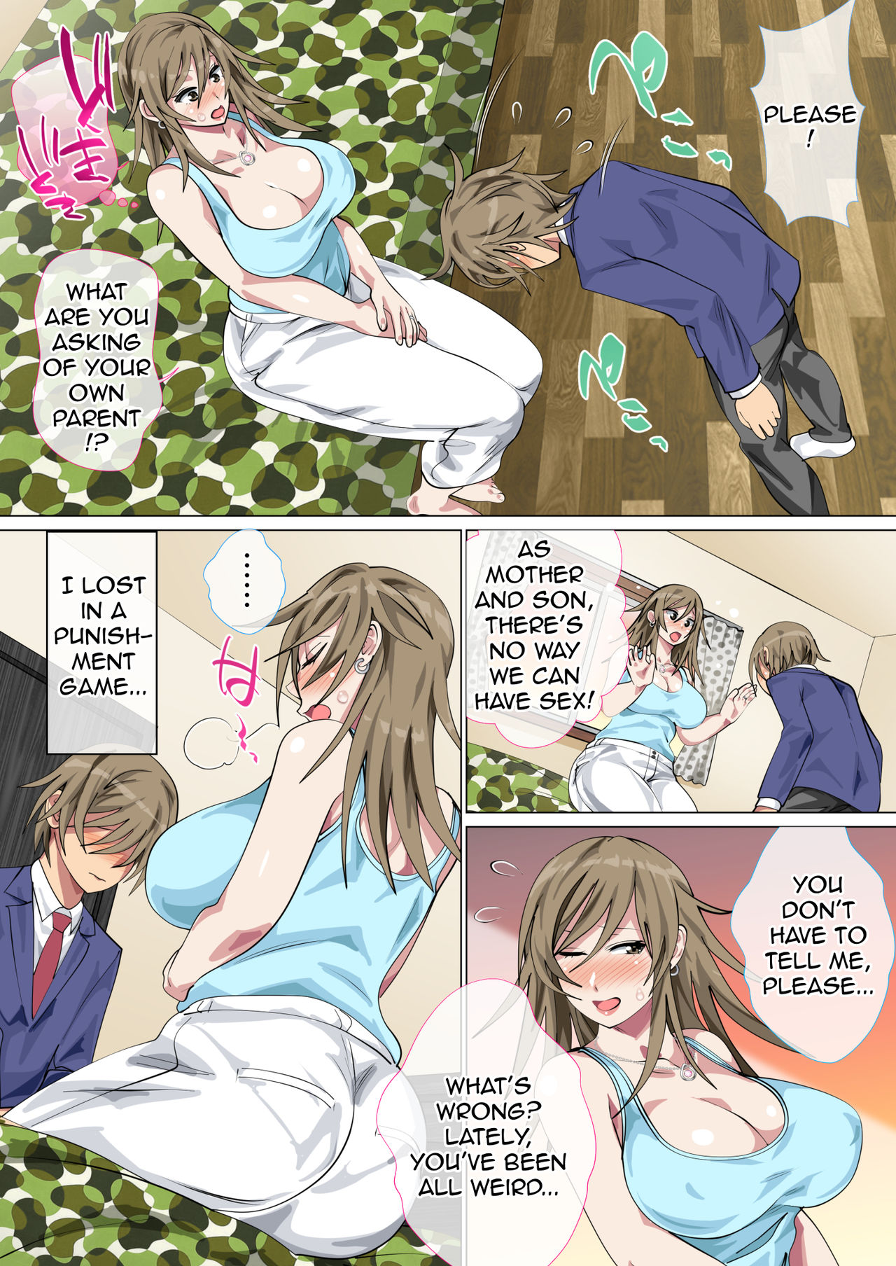 Ijimerarekko no Hahaoya ga Hamedori suru Batsu Game ni Makikomareta Kekka page 12 full