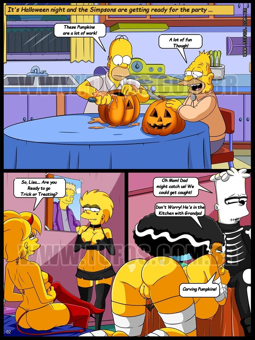 The Simpsons - Halloween Night page 2 full