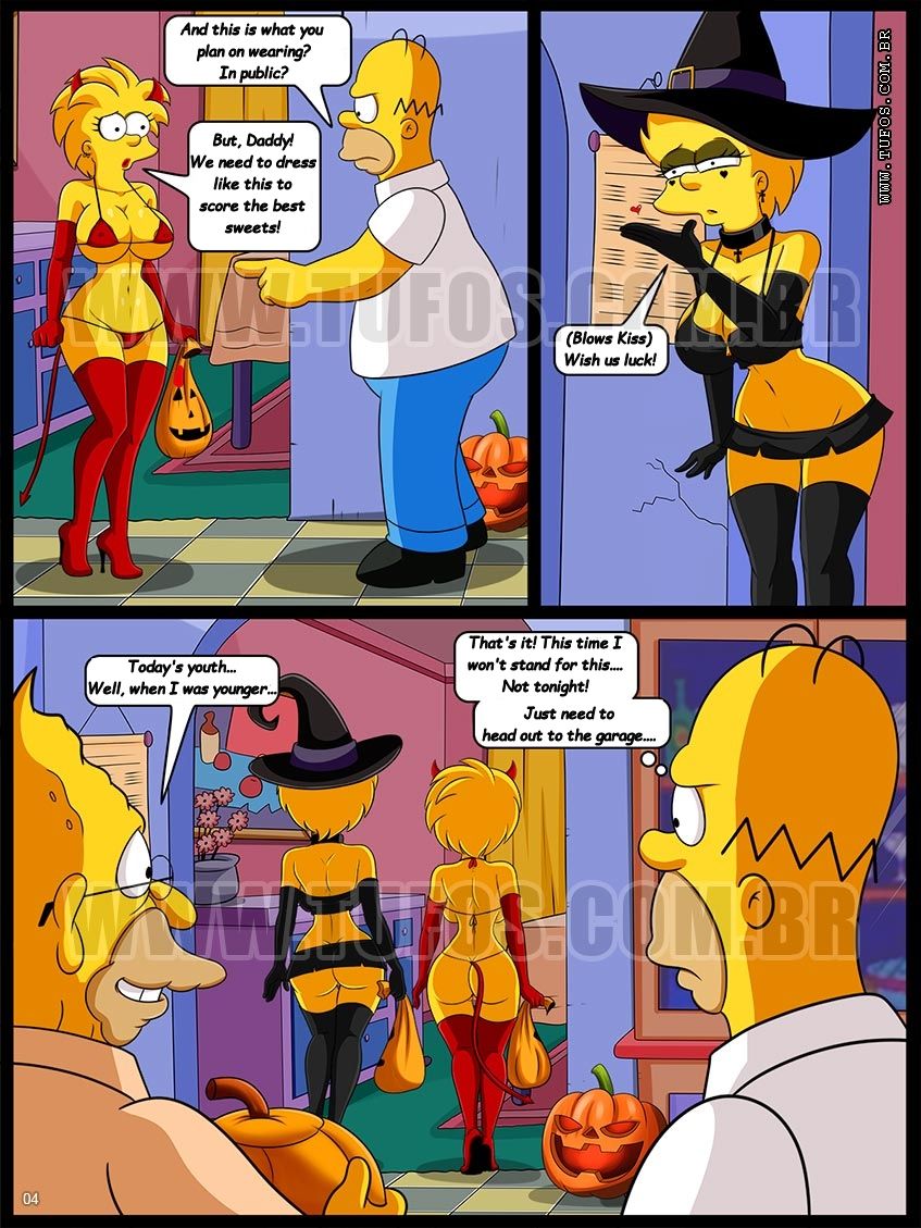 The Simpsons - Halloween Night page 4 full