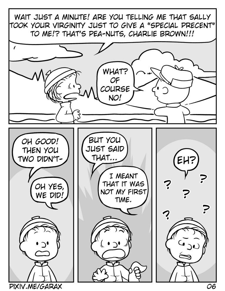 You are a  Fucker, Charlie Brown page 7 full