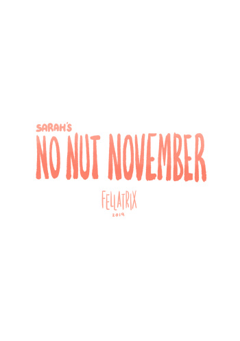 [Fellatrix] Sarah's No Nut November (plus Finale) [Korean] cover