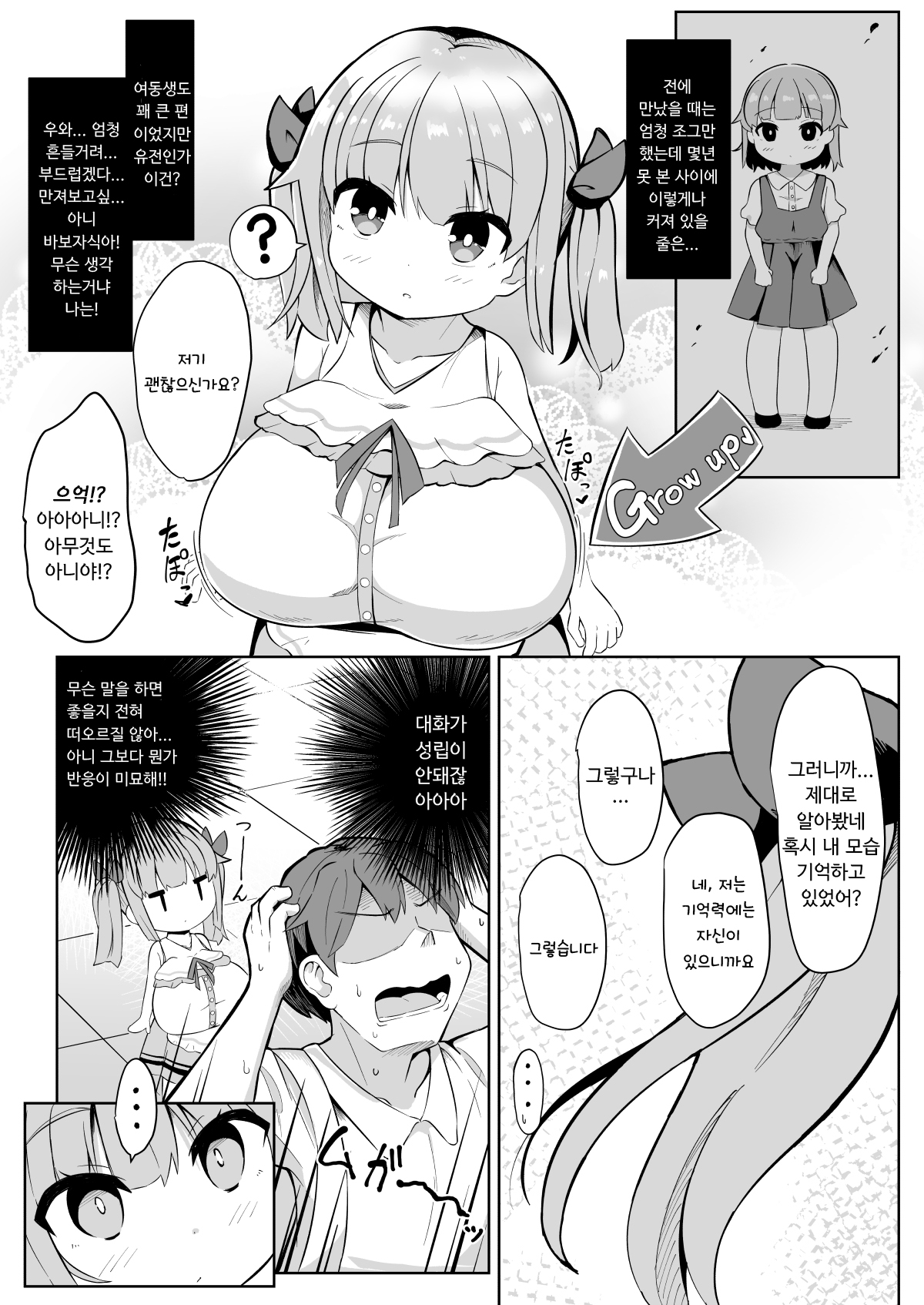 Hisashiburi ni Atta Imouto no Musume ga Kyonyuu de Osumashiya-san ni Nattemashita. | 오랜만에 만난 여동생의 딸이 거유에 새침떼기가 되었습니다 page 5 full