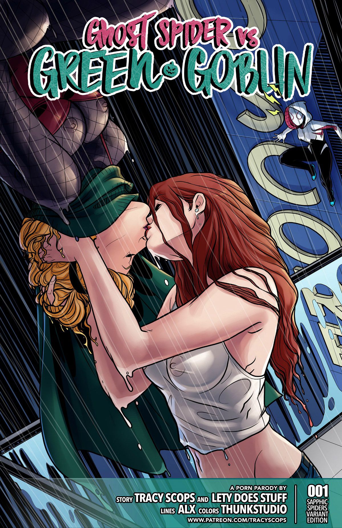 Ghost Spider VS. Green Goblin page 1 full