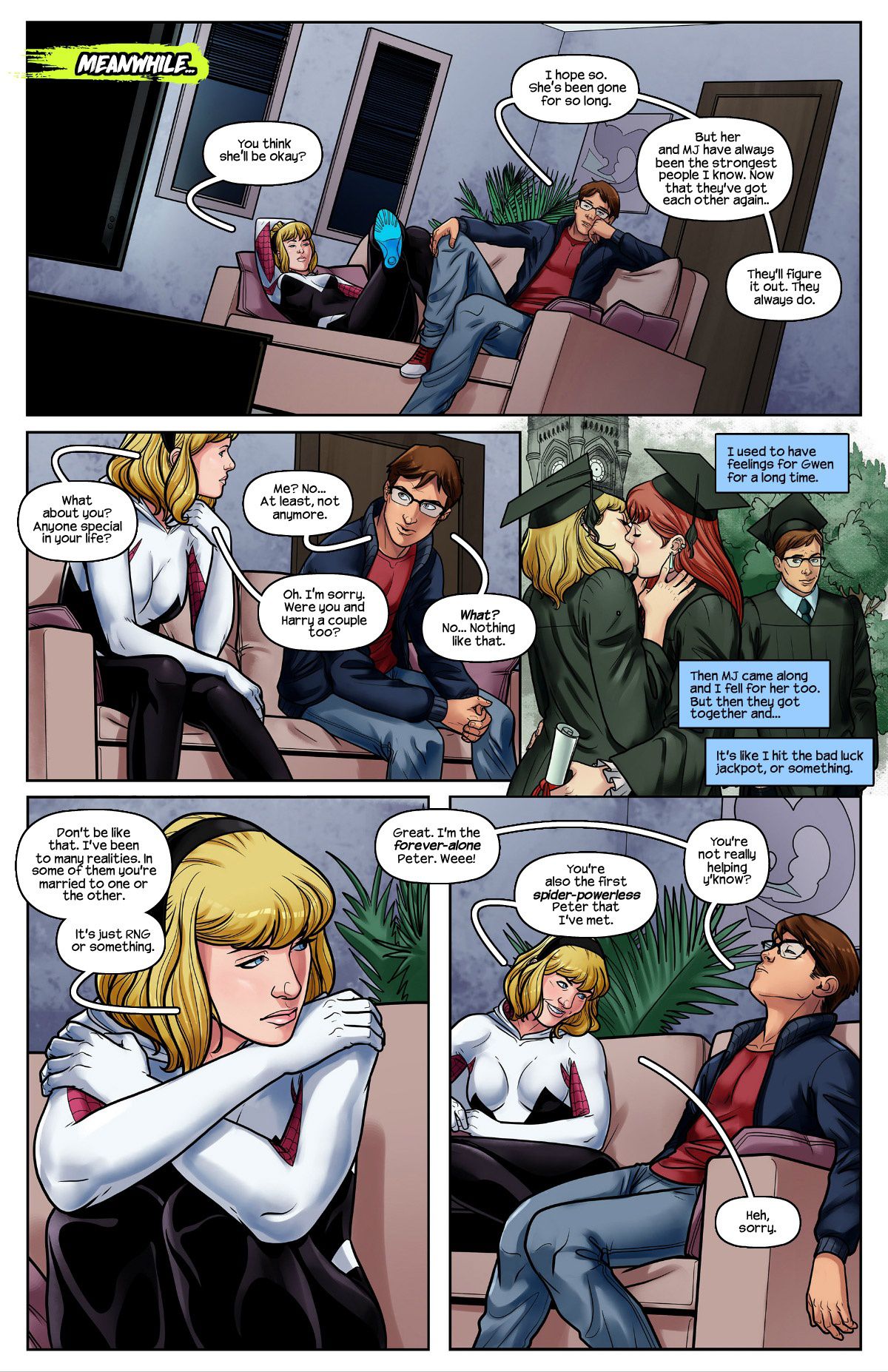 Ghost Spider VS. Green Goblin page 5 full