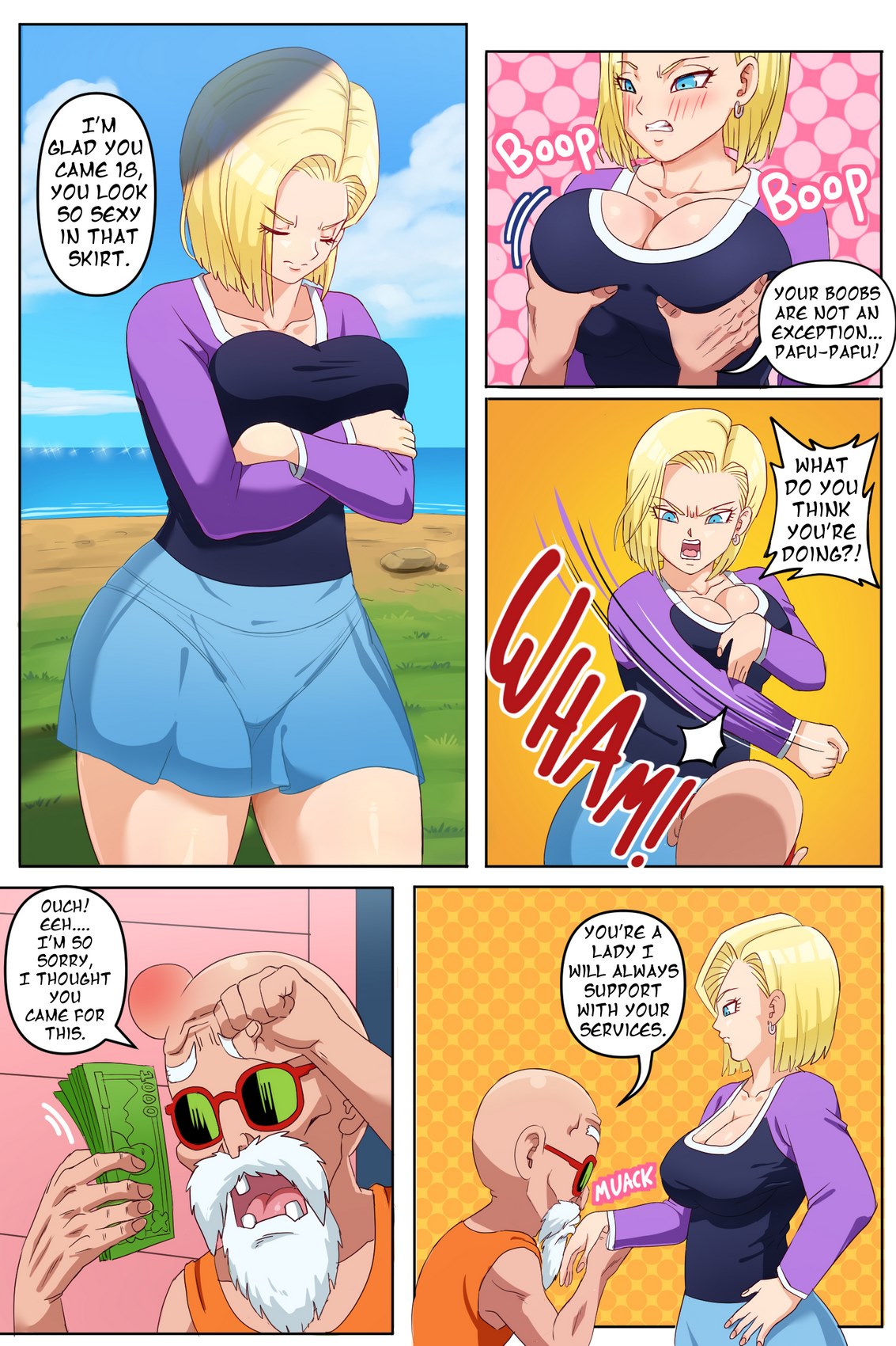 Android 18 NTR Ep.1 page 3 full