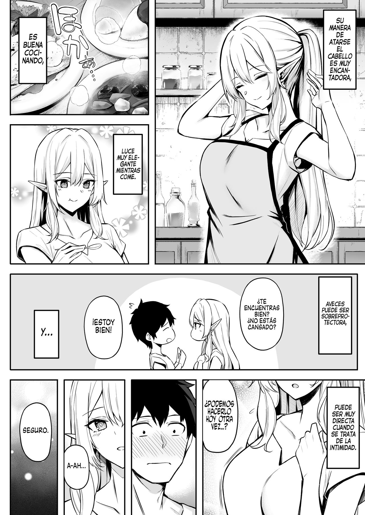 Isekai Shoukan II Elf na Onee-san no Tomodachi wa Suki desu ka? | ¿Te  gustaría una amiga de la hermosa elfa de otro mundo? 2 - Page 6 - Comic Porn  XXX