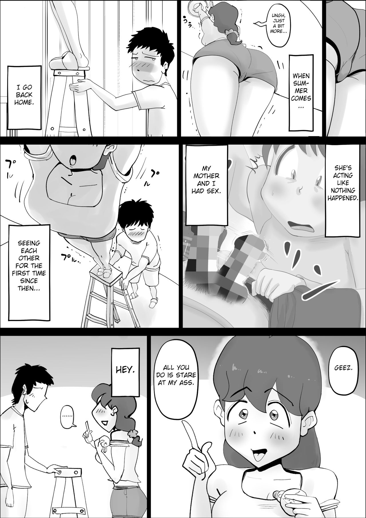 Chou Dotennen no Hahaoya ga Kyou mo Ore o Sasotte kuru 2 page 3 full