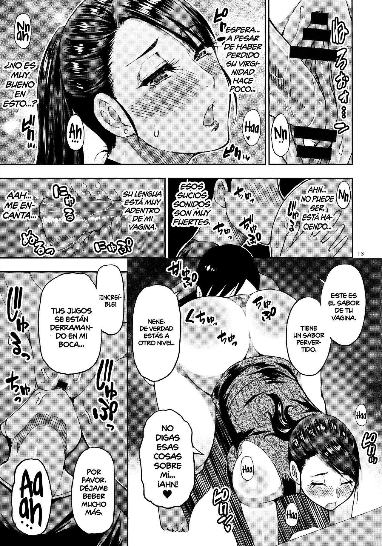Motoyan Hitozuma Jukujo no Oba-san ni Seishori o Onegai shita. | Le pedí orientación sexual a una antigua delincuente madura casada. page 12 full