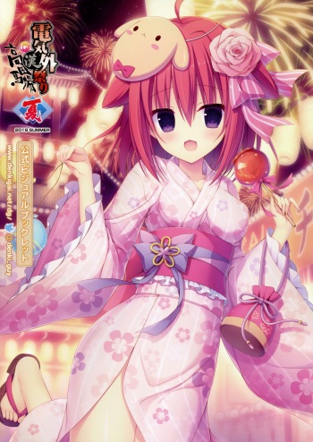 Denkigai Matsuri 2019 Summer Koushiki Visual Booklet cover