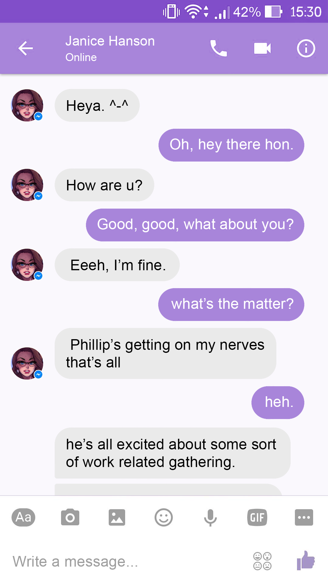 Chat With Janice page 1 full