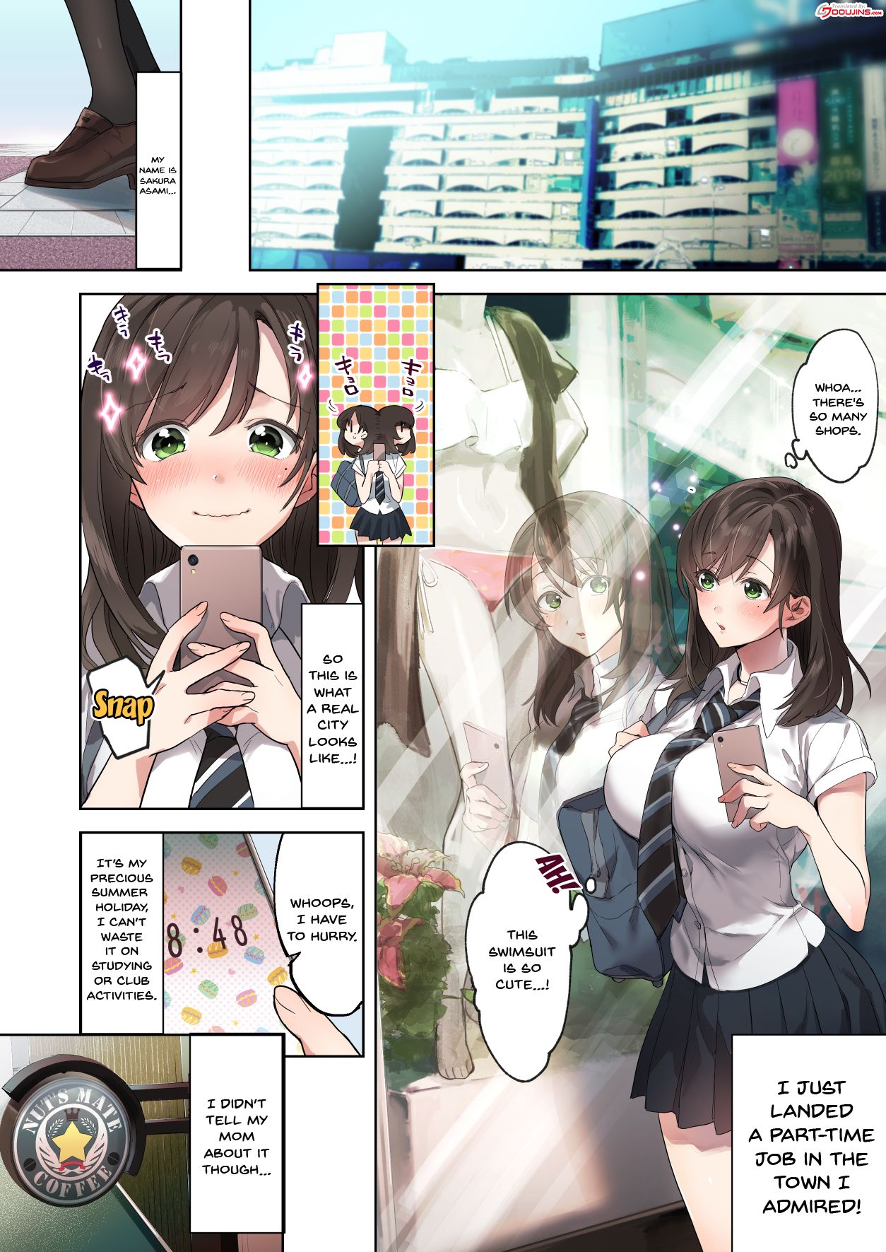 Hajimete no Gakusei Beit Shinjiteita Tenchou ni Datsu Shojo Sareta Tokai o Shiranai Gakusei page 2 full