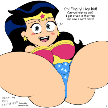 Wonder Woman Rape Comic(Teen Titans Go) cover