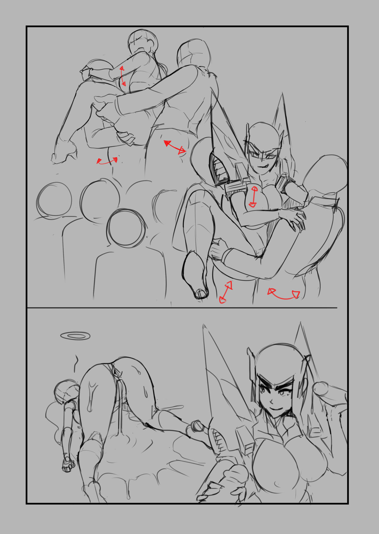 Kill la Kill Comic + roughs, alternatives etc. page 11 full
