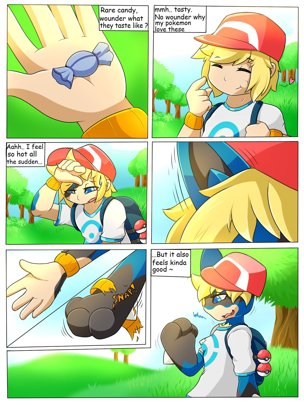 Lucario TF Comic - Page 1 - Comic Porn XXX
