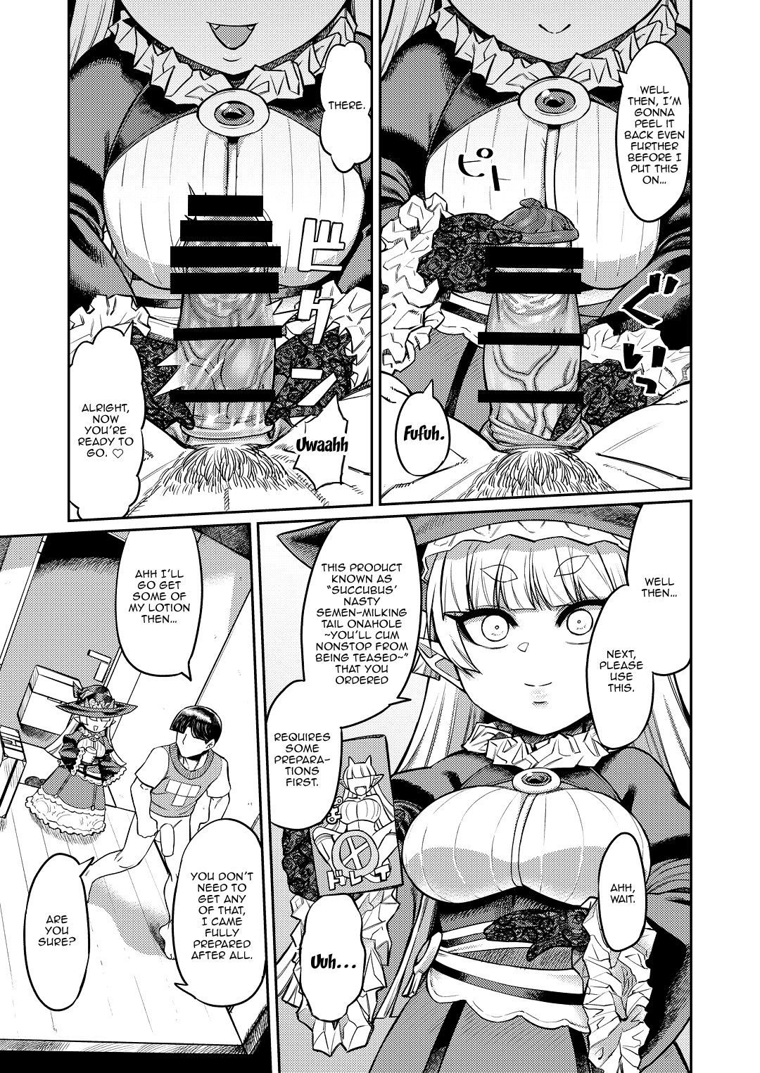 Onaho o Kattara Jinsei Shuuryou ~"Anata" o Sakusei Shimasu~ | If You Buy An Onahole Your Life Is Over page 8 full